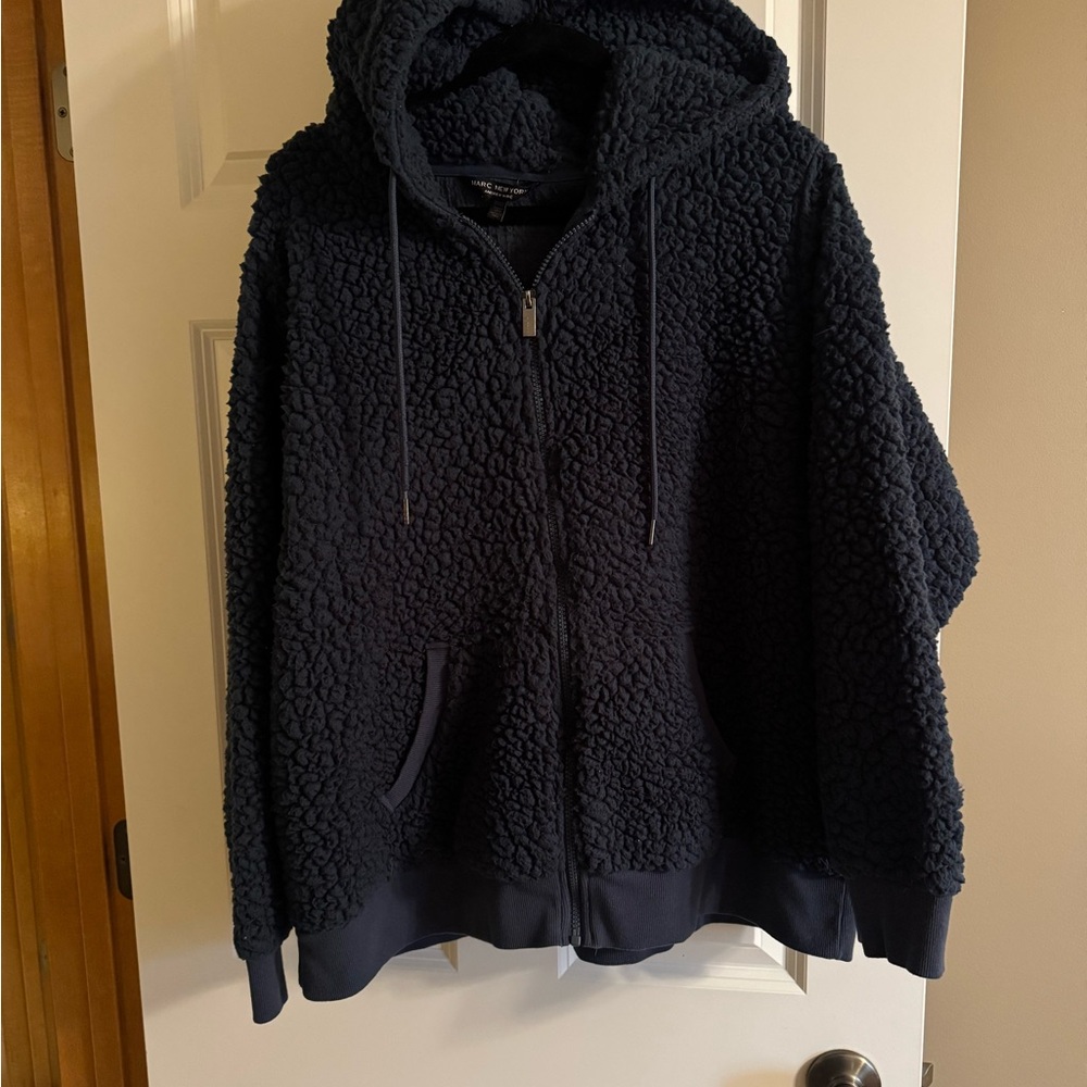 Andrew Marc - Blue - Full-Zip Hoodie